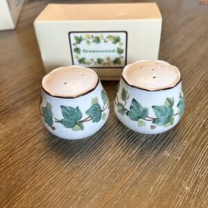 Nikko‎ Casual Living Greenwood Ivy Japan Salt And Pepper Shakers New